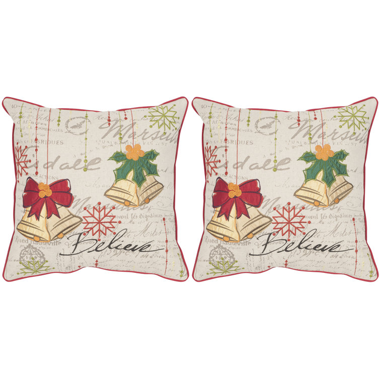 Safavieh Feather Linen Throw Pillow Wayfair